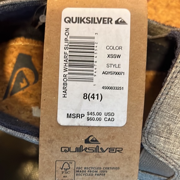 Quicksilver Harbor Wharf Slip-on - Picture 4 of 4